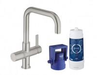 MONOMANDO COCINA CON FILTRO GROHE BLUE 